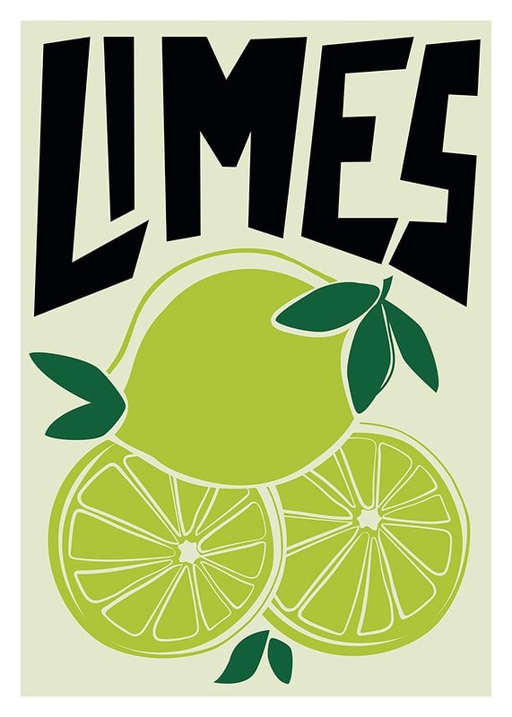 Plakāts Limes Vintage Retro