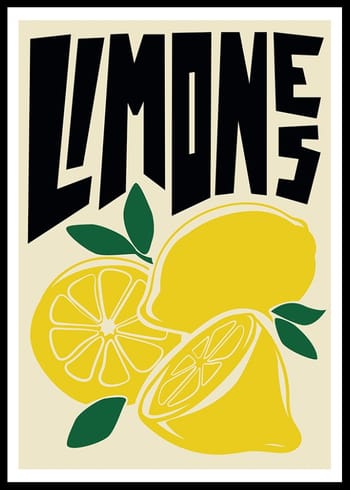 Poster Lemons Vintage Retro