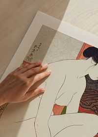 Portrait Of A Japanese Woman After A Bath By Goyō Hashiguchi-3