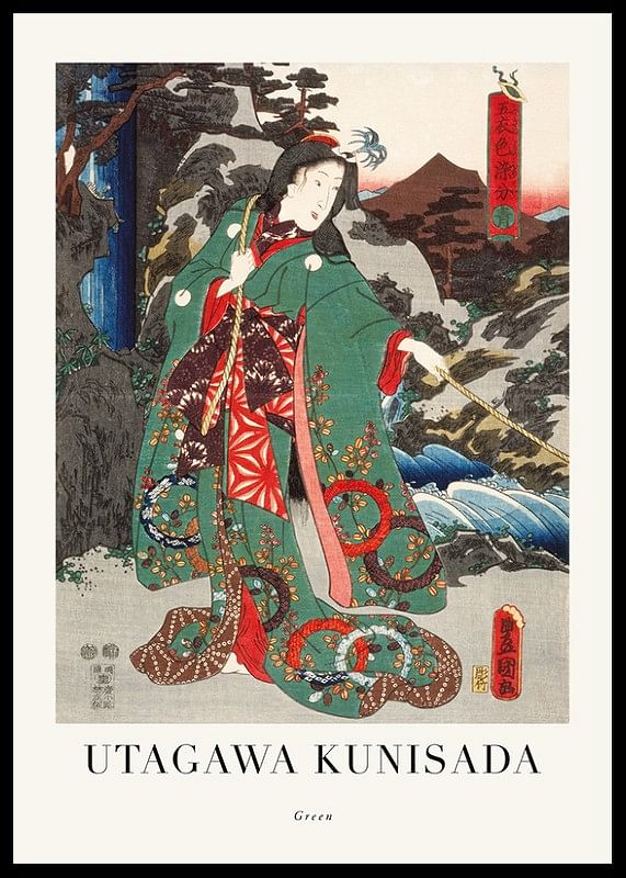 Green By Utagawa Kunisada-12