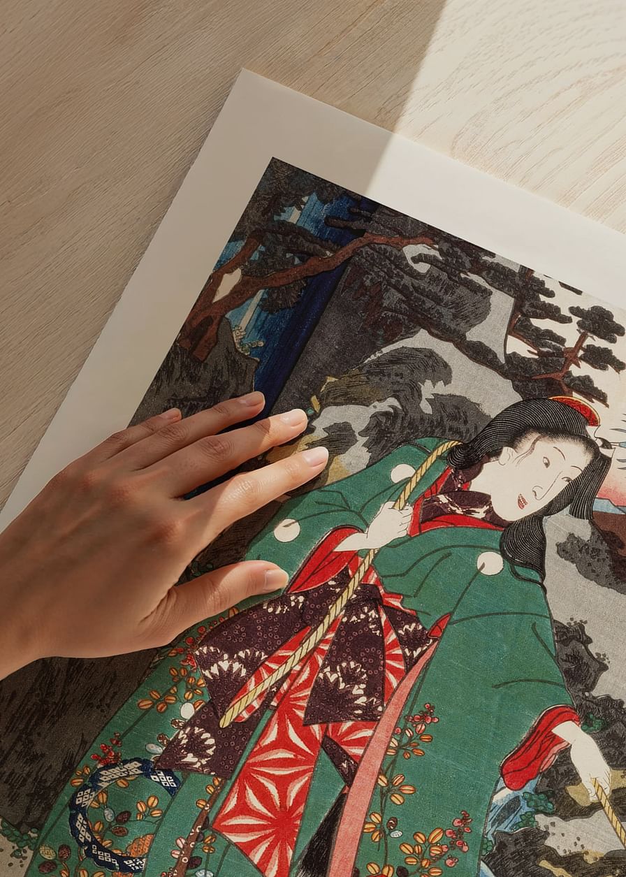 Green By Utagawa Kunisada-12