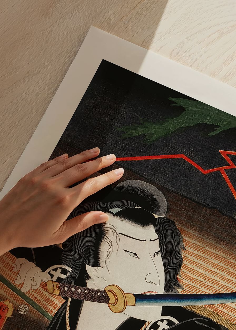 Portraits Of An Actor By Toyohara Kunichika -12