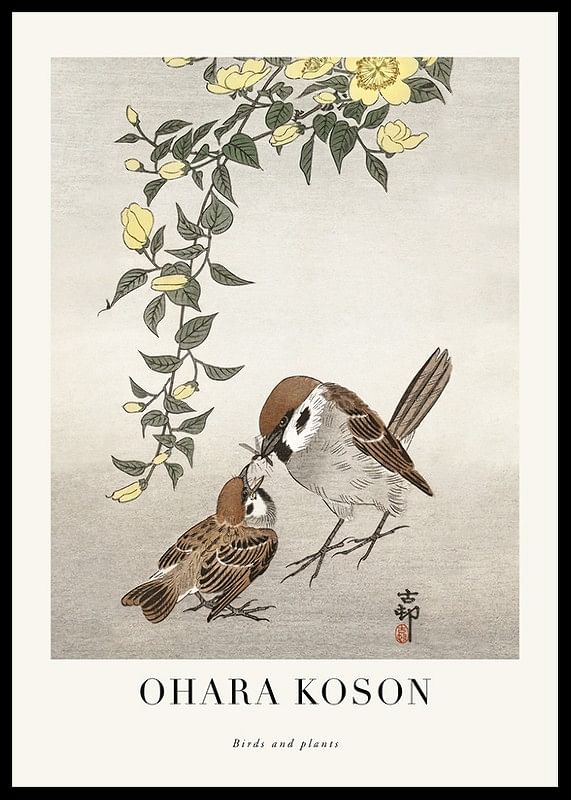 Birds And Plants No2 By Ohara Koson-12