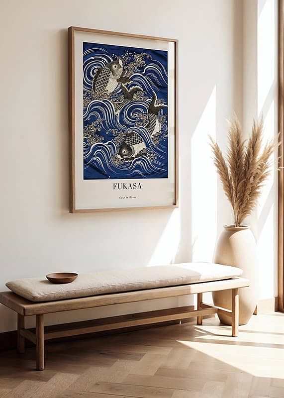 Carp In Waves Fukasa-12