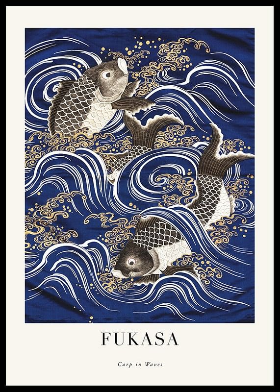 Carp In Waves Fukasa-12
