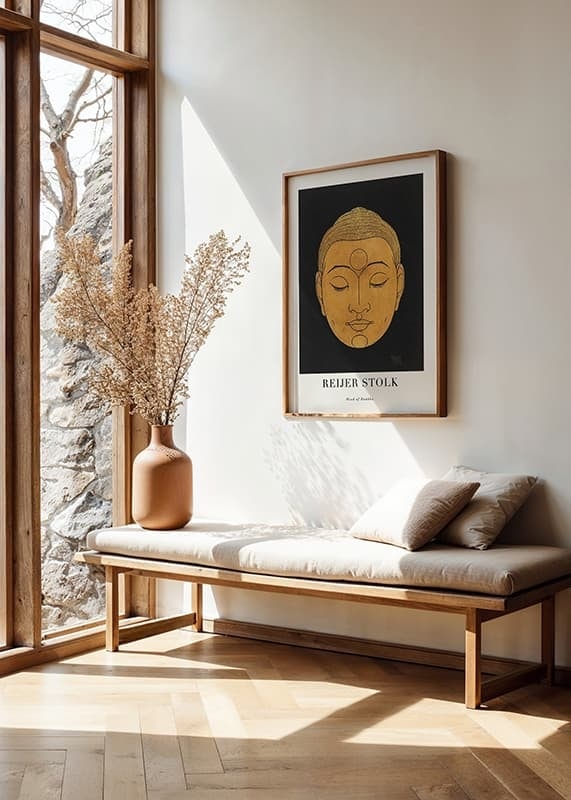 Plakāts Head Of Buddha By Reijer Stolk crossfade