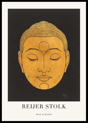 Juliste Head Of Buddha By Reijer Stolk