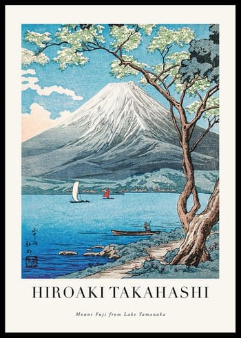 Poster Mount Fuji From Lake Yamanaka By Hiroaki Takahashi