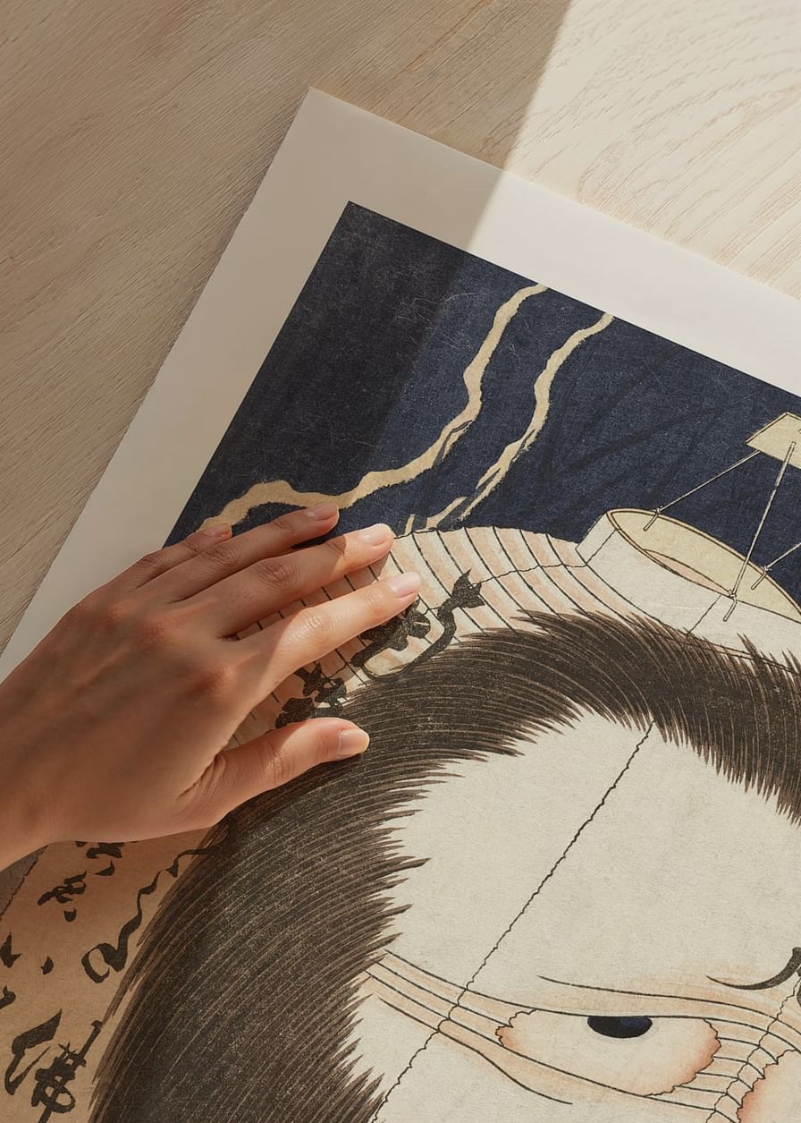 The Lantern Ghost Iwa By Katsushika Hokusai-12