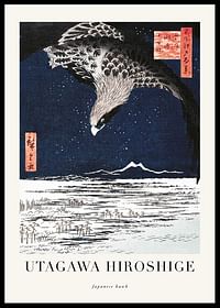 Japanese Hawk By Utagawa Hiroshige-0