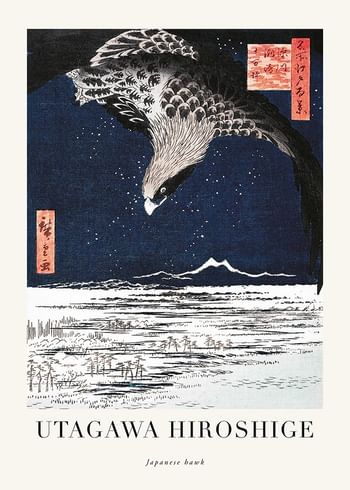 Affiche Japanese Hawk By Utagawa Hiroshige