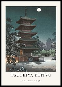 Asakusa Kinryūzan Temple By Tsuchiya Kōitsu-0