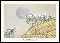 House From Momoyogusa–Flowers Of A Hundred Generations By Kamisaka Sekka-0