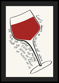 Illustrated wine glass with red drink and handwritten English text-4
