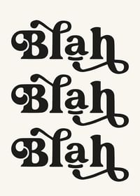 Blah Blah Blah-3