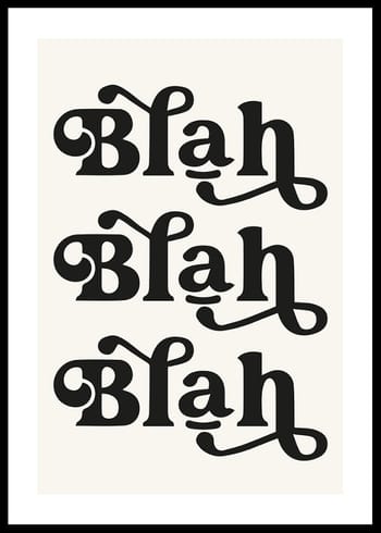 Poster Blah Blah Blah