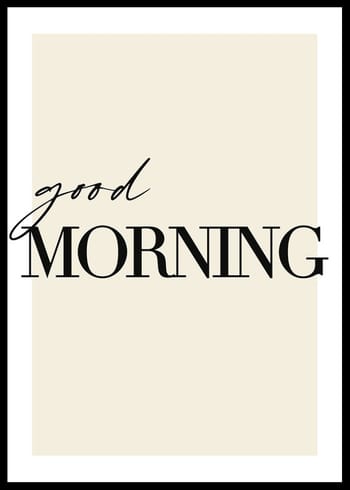 Poster Good Morning No2