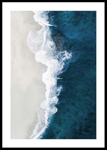 Poster Crashing Sea Waves