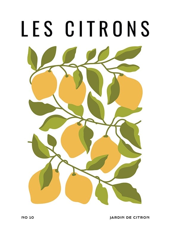 Plakāts Les Citrons