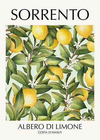 Poster Sorrento Albero Di Limone