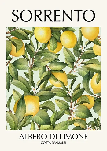 Poster Sorrento Albero Di Limone