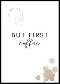 Text quote in black with coffee stains on white background-6