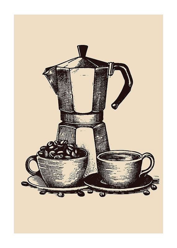 Old Italian Coffee Maker-12