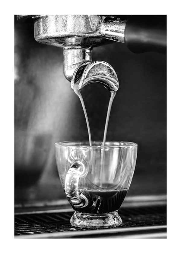 Plakāts Espresso Coffee Pouring