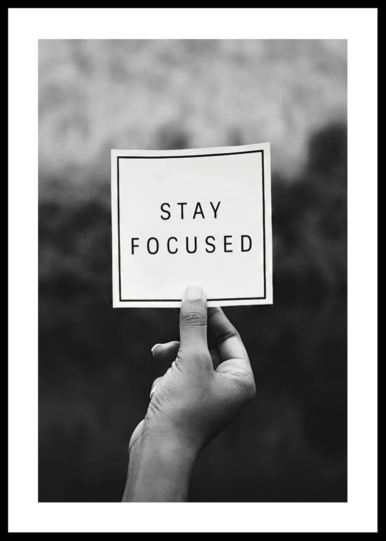 Black and white photo of hand holding note with text-12