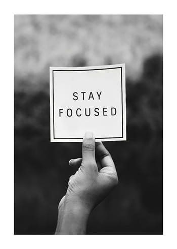 Poster Stay Focused Note