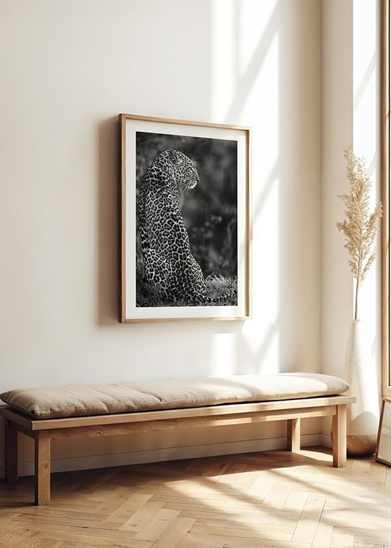 Póster Jaguar B&W crossfade
