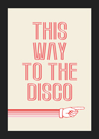 Graphic text illustration with pink text and hand pointing-5