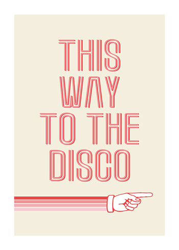 Affiche This Way To The Disco