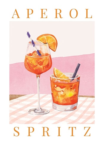 Poster Aperol Spritz Vintage