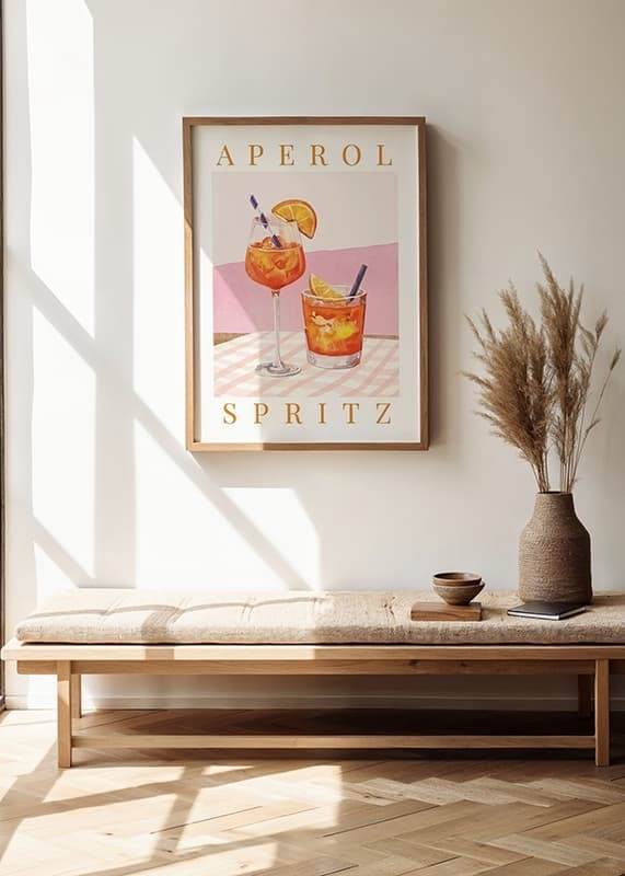 Póster Aperol Spritz Vintage crossfade