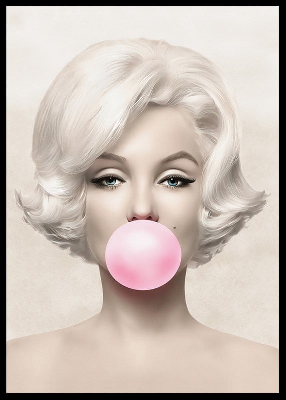 Marilyn Monroe Pink Bubblegum-12