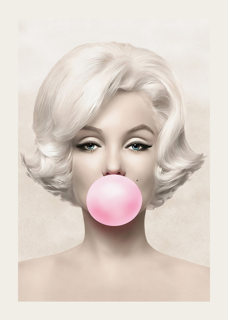 Marilyn Monroe Pink Bubblegum-12