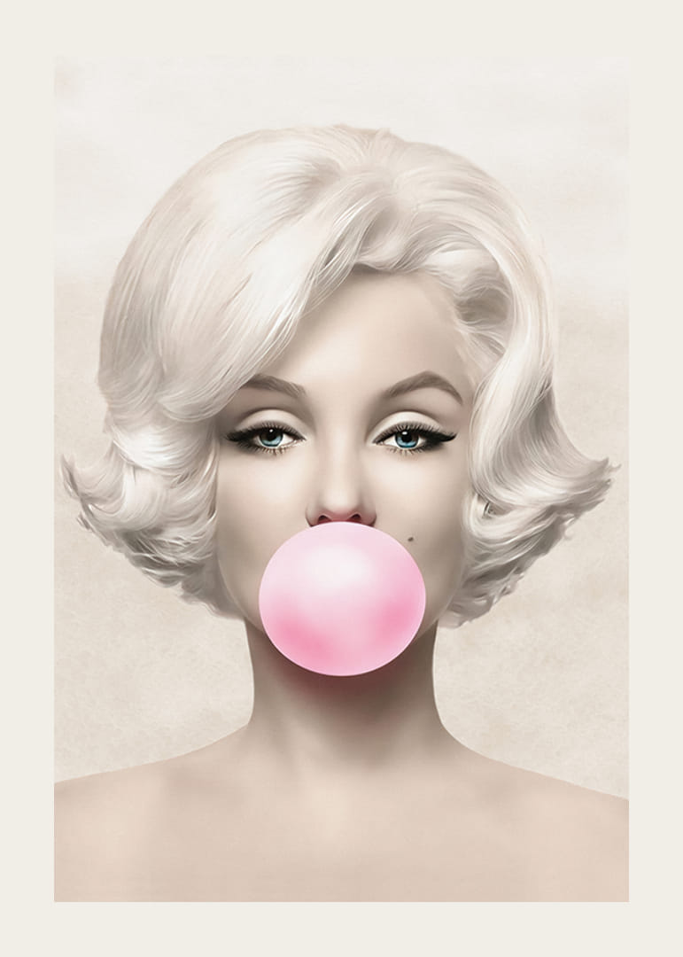 Marilyn Monroe Pink Bubblegum-12