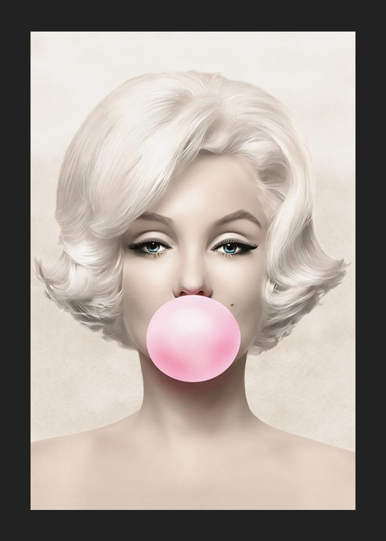 Marilyn Monroe Pink Bubblegum-12