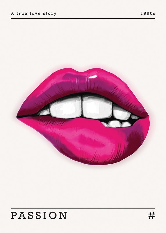 Plakāts Passion Pink Lips