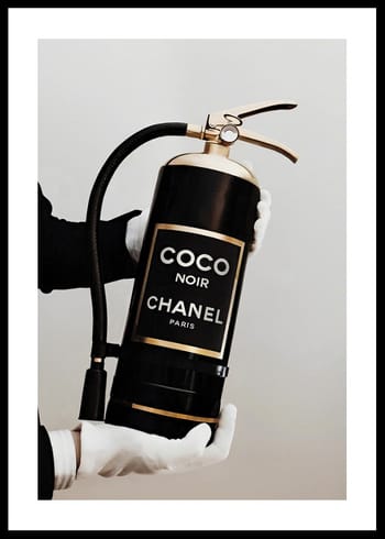 Poster Coco Chanel Fire Extinguisher