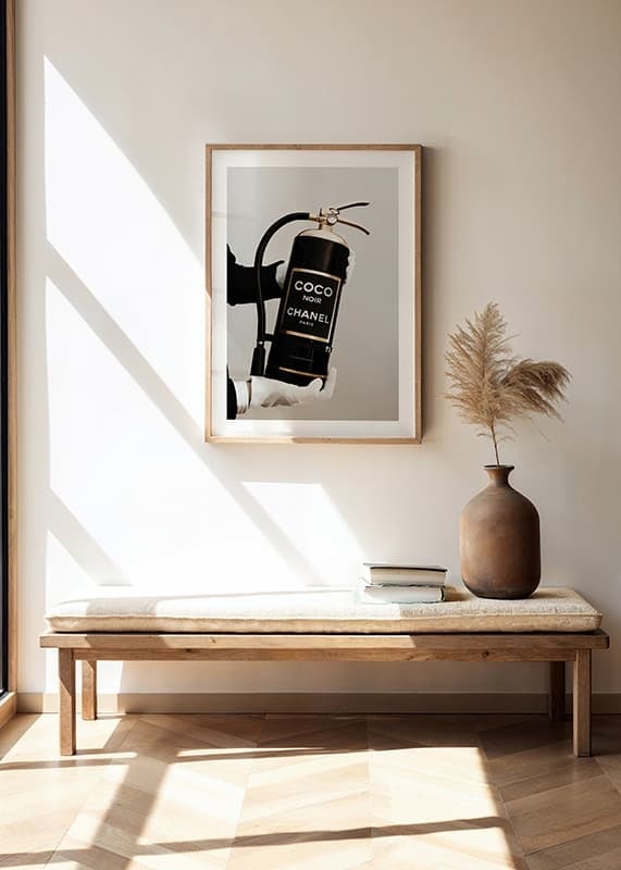 Plakāts Coco Chanel Fire Extinguisher crossfade