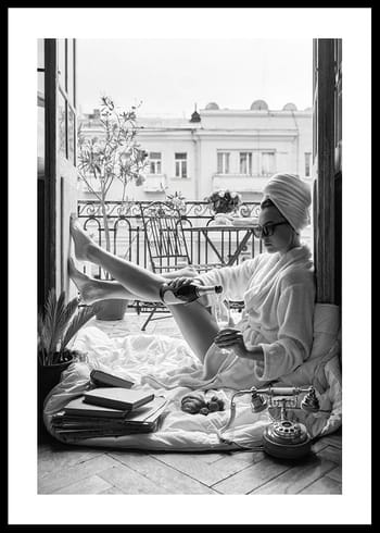 Poster Paris Style Breakfast 