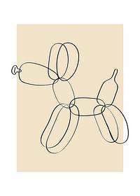 Balloon Dog Line Art-1