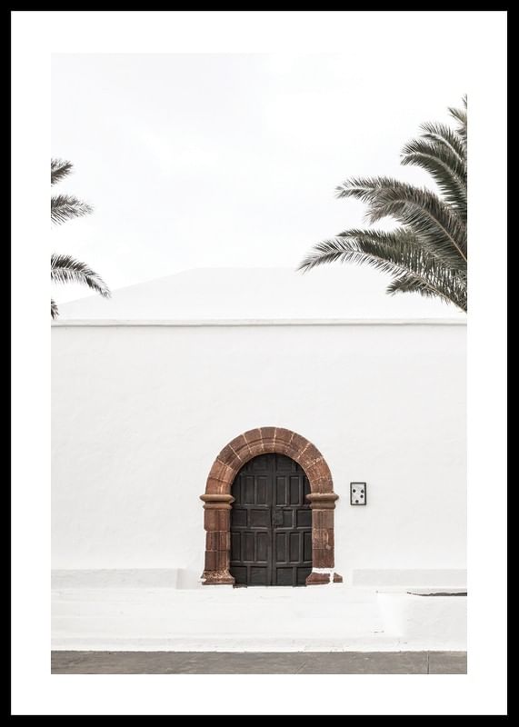 Brown Door White Wall-12