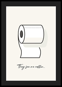 Illustration av toalettrulle med text på ljus bakgrund-4