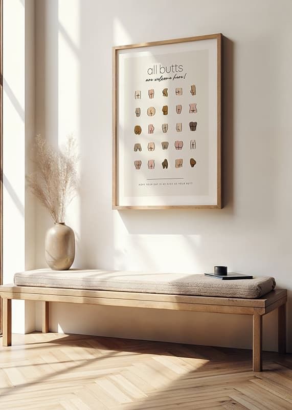 Juliste All Butts Are Welcome crossfade