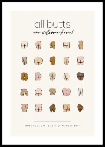 Poster All Butts Are Welcome