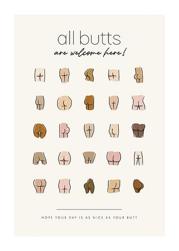 Poster All Butts Are Welcome