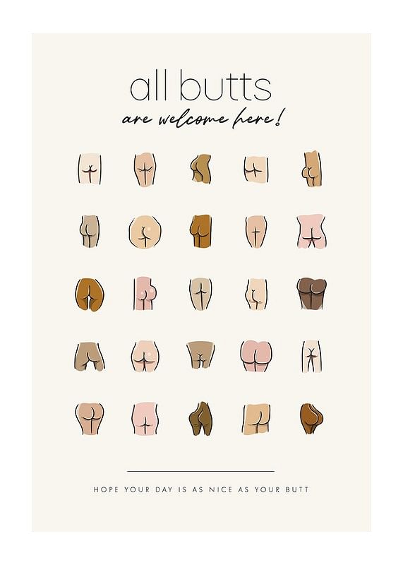 Poster All Butts Are Welcome